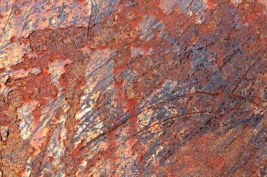 Yaşlı yüzey kapatmak ve yüksek çözünürlükte paslı metal yüzeyler yıpranmış