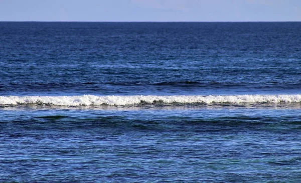 Ohromující Vlny Indického Oceánu Plážích Seychely Ostrov Paradise — Stock fotografie