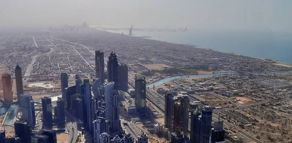 Dachblick Auf Dubai Vom 154 Stock Des Burj Khalifa — Stockfoto