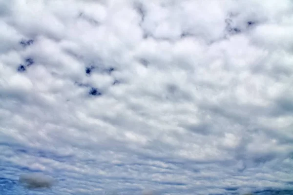Nubes Blancas Esponjosas Cielo Azul Tomado Norte Alemania — Foto de Stock