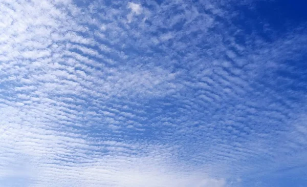 Nubes Cirros Cielo Azul Fotografiadas Norte Alemania —  Fotos de Stock