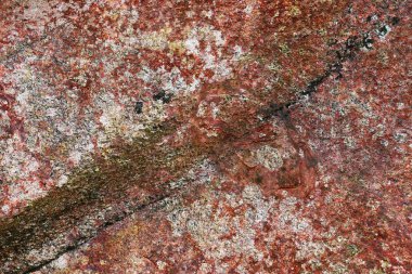 Yakın yüksek çözünürlükte granit ve beton duvar yüzeyine kadar ayrıntılı