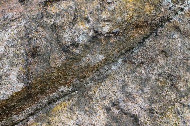 Yakın yüksek çözünürlükte granit ve beton duvar yüzeyine kadar ayrıntılı
