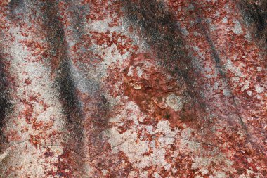 Yakın yüksek çözünürlükte granit ve beton duvar yüzeyine kadar ayrıntılı