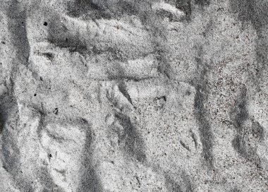 Kum yüksek çözünürlükte Baltık Denizi sahilinde yüzeyinin yakın çekim