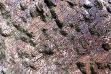 Eski paslı yüzey kapatmak ve yüksek çözünürlüklü metal duvar yapıları yıpranmış