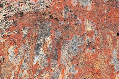 Eski paslı yüzey kapatmak ve yüksek çözünürlüklü metal duvar yapıları yıpranmış