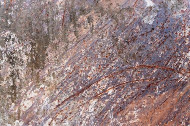 Eski paslı yüzey kapatmak ve yüksek çözünürlüklü metal duvar yapıları yıpranmış