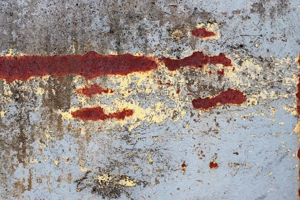 Oppervlak Van Oude Rusty Close Verweerde Metalen Wand Structuren Hoge — Stockfoto