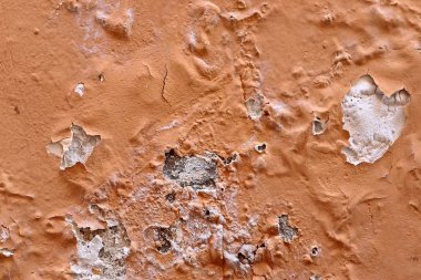 Yaşlı ve yıpranmış boya yüzeyde yüksek çözünürlükte farklı duvarlar kadar kapatın