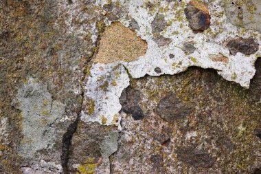 Detaylı yıpranmış boya yüzeyde yüksek çözünürlükte farklı duvarlar kadar kapatın