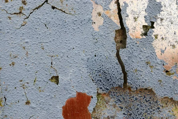 Cerrar Superficie Detallada Pintura Erosionada Diferentes Paredes Alta Resolución — Foto de Stock