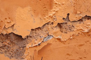 Detaylı yıpranmış boya yüzeyde yüksek çözünürlükte farklı duvarlar kadar kapatın