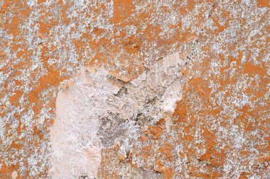 Detaylı yıpranmış boya yüzeyde yüksek çözünürlükte farklı duvarlar kadar kapatın