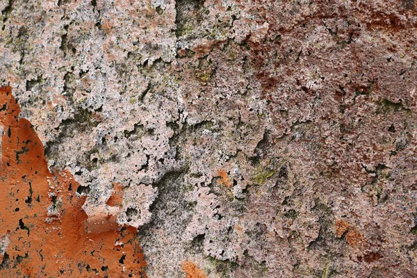 Közelről Részletes Felülete Viharvert Festék Különböző Falak Nagy Felbontásban — Stock Fotó