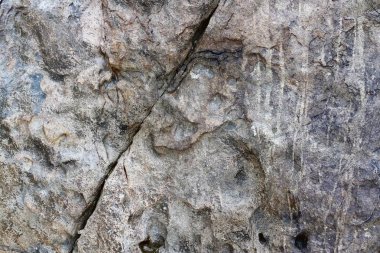 Yakın granit ve beton duvarlar ve zemin yüzeyi kadar ayrıntılı