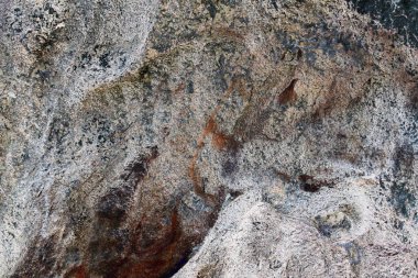 Yakın granit ve beton duvarlar ve zemin yüzeyi kadar ayrıntılı