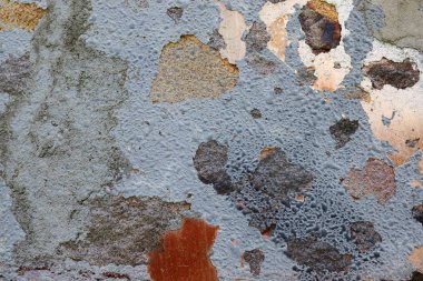 Yüksek çözünürlüklü yüzeyinde yaşlı ve yıpranmış boya duvarlar Almanya'da kapatın