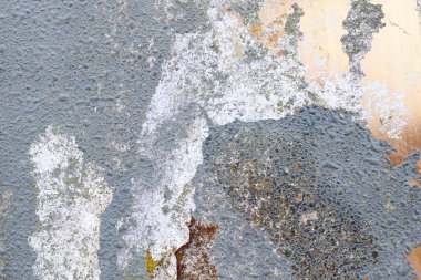 Yüksek çözünürlüklü yüzeyinde yaşlı ve yıpranmış boya duvarlar Almanya'da kapatın