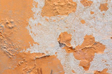 Yüksek çözünürlüklü yüzeyinde yaşlı ve yıpranmış boya duvarlar Almanya'da kapatın