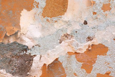 Yüksek çözünürlüklü yüzeyinde yaşlı ve yıpranmış boya duvarlar Almanya'da kapatın