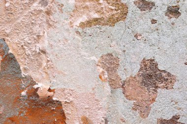 Yüksek çözünürlüklü yüzeyinde yaşlı ve yıpranmış boya duvarlar Almanya'da kapatın