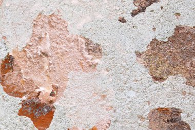 Yüksek çözünürlüklü yüzeyinde yaşlı ve yıpranmış boya duvarlar Almanya'da kapatın