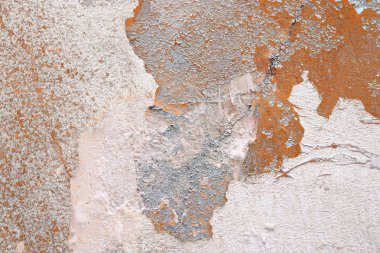 Yüksek çözünürlüklü yüzeyinde yaşlı ve yıpranmış boya duvarlar Almanya'da kapatın