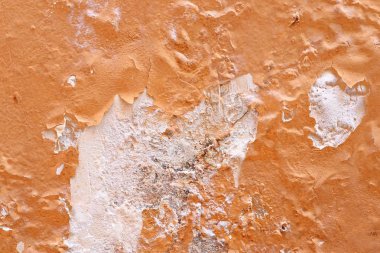 Yüksek çözünürlüklü yüzeyinde yaşlı ve yıpranmış boya duvarlar Almanya'da kapatın