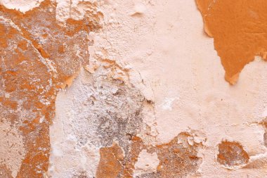Yüksek çözünürlüklü yüzeyinde yaşlı ve yıpranmış boya duvarlar Almanya'da kapatın