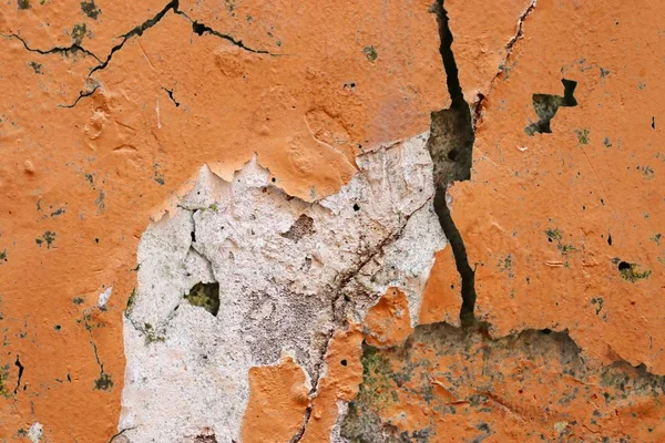 Yüksek çözünürlüklü yüzeyinde yaşlı ve yıpranmış boya duvarlar Almanya'da kapatın