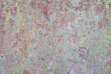 Yüksek çözünürlükte paslı ve beton duvar yüzeyine kadar kapatın