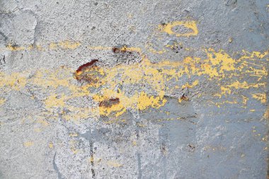 Yüksek çözünürlükte paslı ve beton duvar yüzeyine kadar kapatın