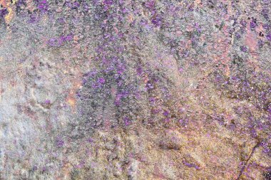 Avrupa'da bulunan farklı duvarlar, pas ve granit malzemelerin detaylı yüzey yukarıya kapatmak