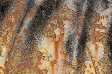 Avrupa'da bulunan farklı duvarlar, pas ve granit malzemelerin detaylı yüzey yukarıya kapatmak