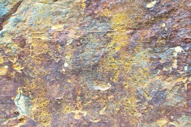 Avrupa'da bulunan farklı duvarlar, pas ve granit malzemelerin detaylı yüzey yukarıya kapatmak