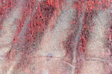 Avrupa'da bulunan farklı duvarlar, pas ve granit malzemelerin detaylı yüzey yukarıya kapatmak