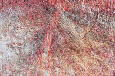 Avrupa'da bulunan farklı duvarlar, pas ve granit malzemelerin detaylı yüzey yukarıya kapatmak