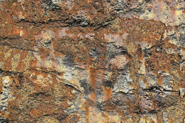 Close Detailed Surface Rust Granite Materials Different Walls Found Europe — Stock Photo, Image