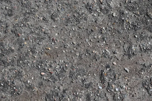Küçük Taşlar Çatlaklar Ile Sokaklarda Asfalt Yüzey Detaylı Yakın — Stok fotoğraf