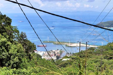 Seyşeller Adaları tropikal peyzaj güzel Gösterim