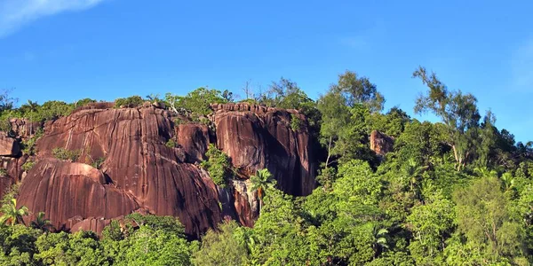 Prachtige Indrukken Van Het Tropische Landschap Seychellen Eilanden — Stockfoto