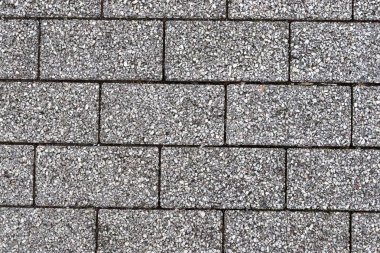 Arnavut kaldırımlı cadde ve kaldırımların farklı bakış açılarıyla ilgili detaylı yakın görüşleri