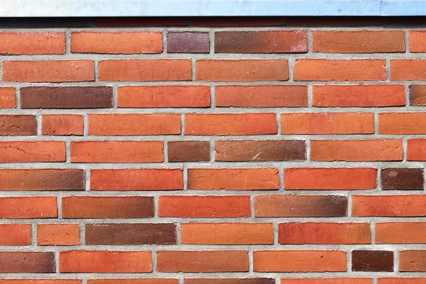 Кирпичные Стены Высоким Разрешением Красным Желтым Кирпичом — стоковое фото