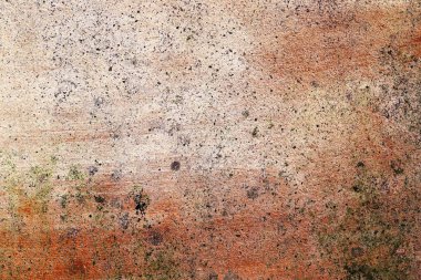 Yüksek çözünürlükte çatlak ve yıpranmış beton duvarların detaylı yakın yüzeyi