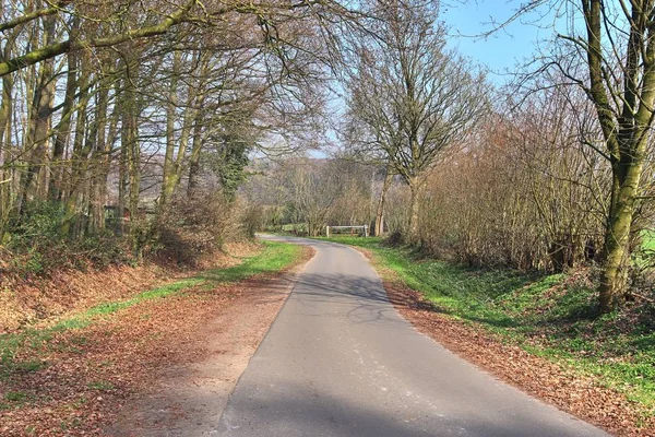 Kuzey Almanya'da boş ve yalnız kır yolları bulundu