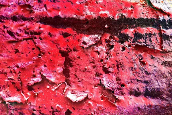 Cerca Superficie Pintura Colorida Rociado Paredes Hormigón Cemento Alta Resolución — Foto de Stock