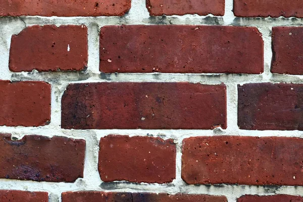 Vue Rapprochée Sur Les Murs Briques Colorées Vieillies Haute Résolution — Photo
