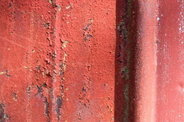 Eski ve yıpranmış duvarlar üzerinde soyma boya ayrıntılı görünümü yakın