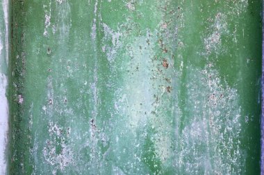 Eski ve yıpranmış duvarlar üzerinde soyma boya ayrıntılı görünümü yakın